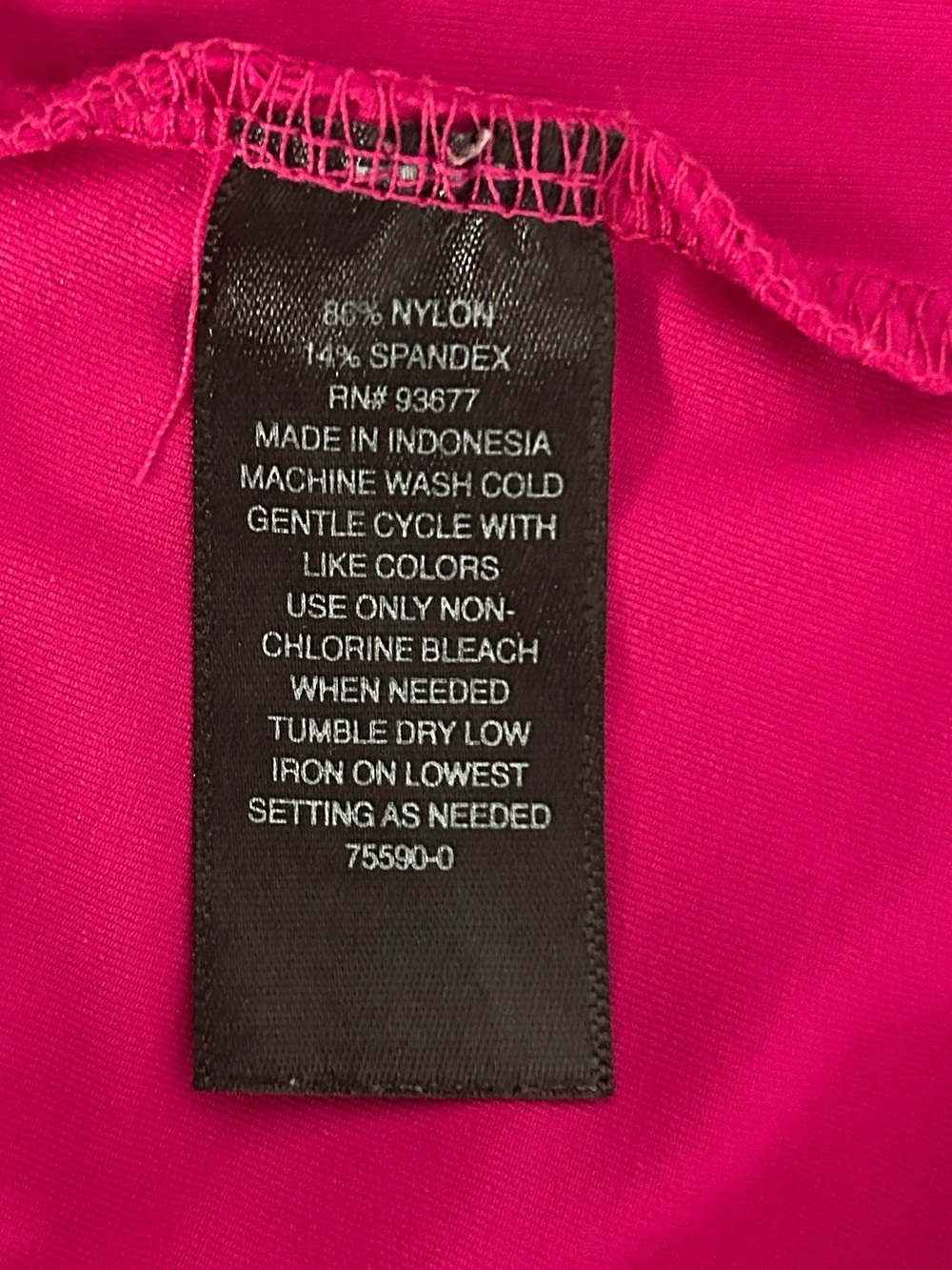 Worthington Fuchsia Ribbed High-Neck Tank - Picture 6 of 6